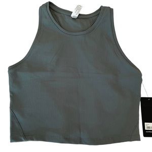NWT Women’s Size Large 90 Degree by Reflex Sage Green Tank Top